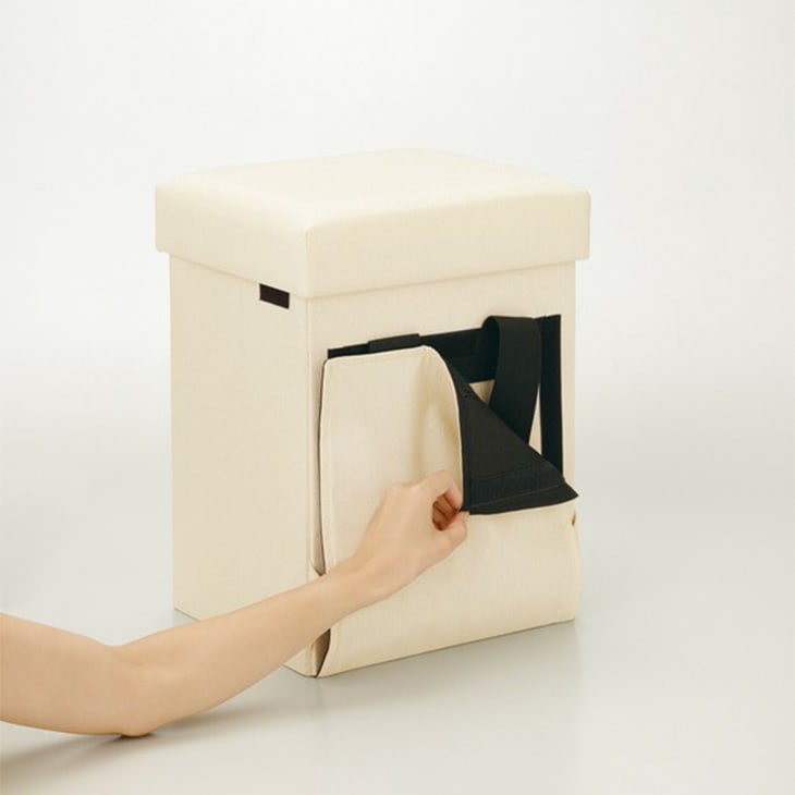 防災ニモナルマルチスツール 防災士監修 防災BOOK付き アイボリー