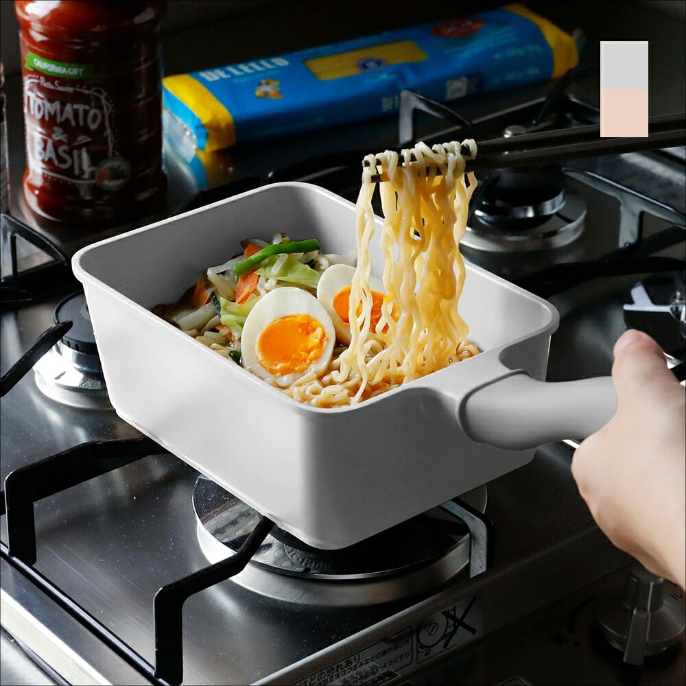 深型四角フライパン 13×18cm