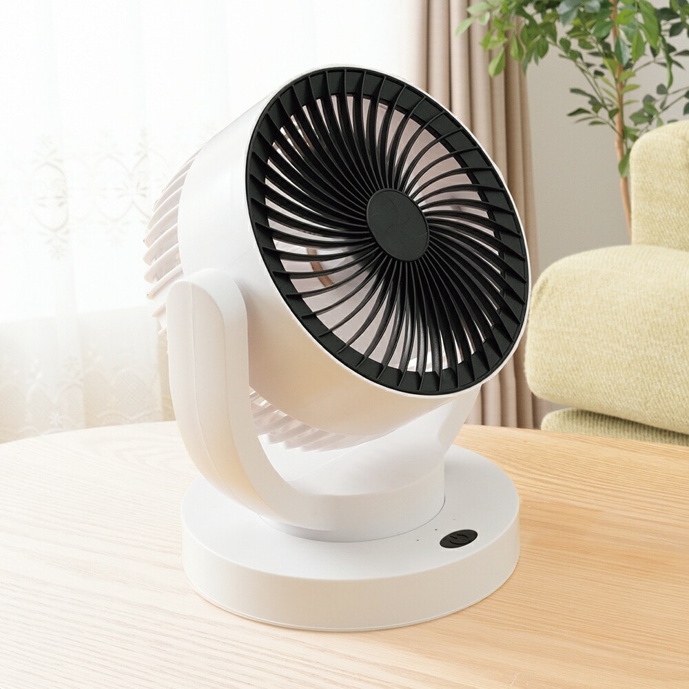 ポータブルサーキュレーター GoAir コードレス 軽量 部屋干し 静音 上下角度調整 風量調整 カンタン操作