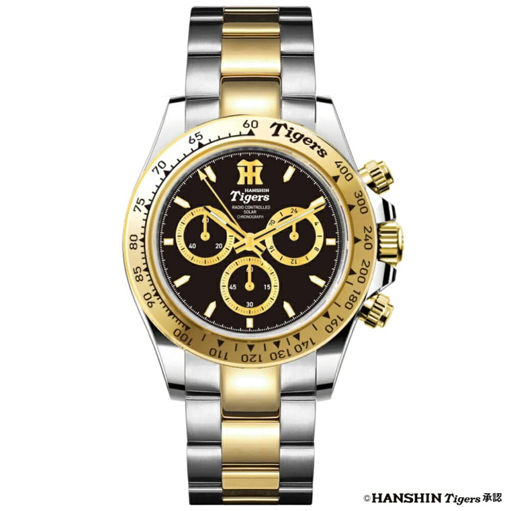 阪神タイガース球団創設90周年 電波ソーラークロノグラフ腕時計