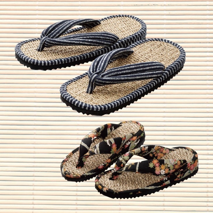 日本製 手作り京彩民芸縄草履