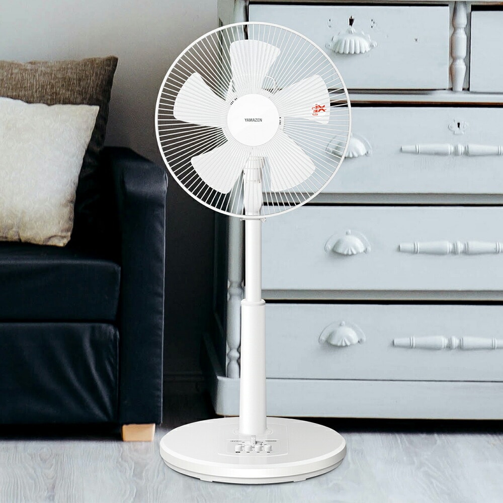 ヤマゼン リビング扇風機 ホワイト