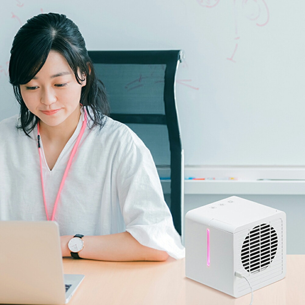 〈RELICIA〉持ち運びラクラク卓上クーラー