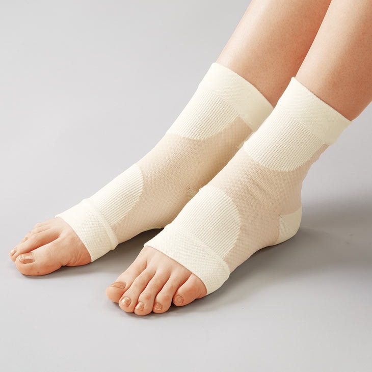 日本製 シルクテーピングサポーター ひざ用2足4枚組