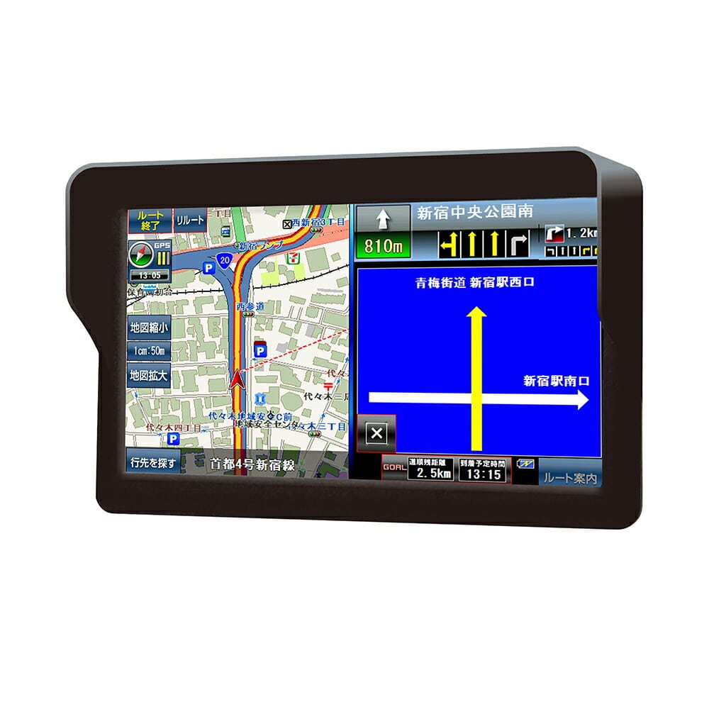 2025年最新地図搭載　7インチポータブルナビ