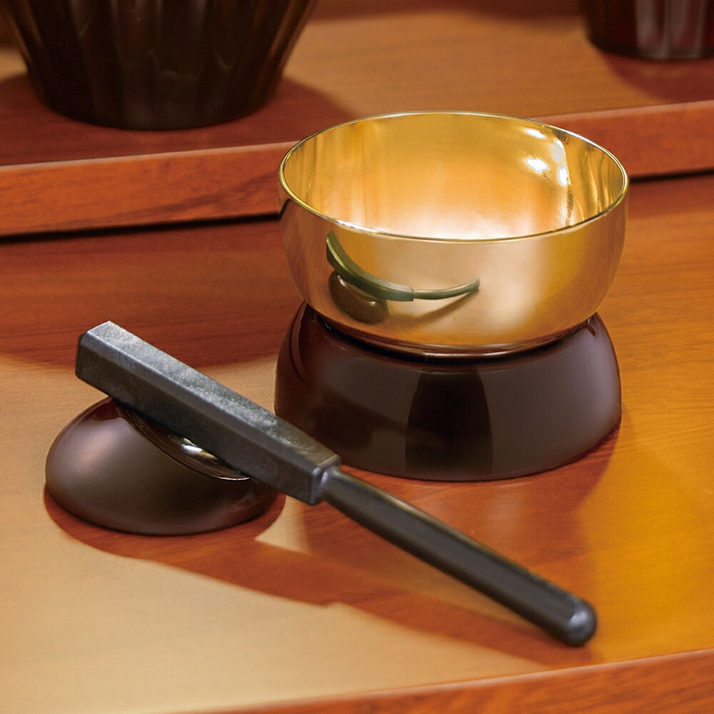 つぼみりん4点セット 仏具 おりん 鐘 チーン 仏壇