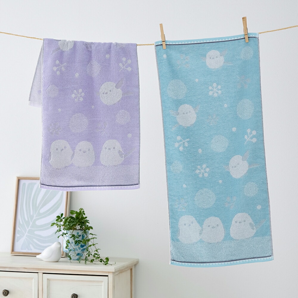 今治産タオル フェイスタオル 2色4枚組