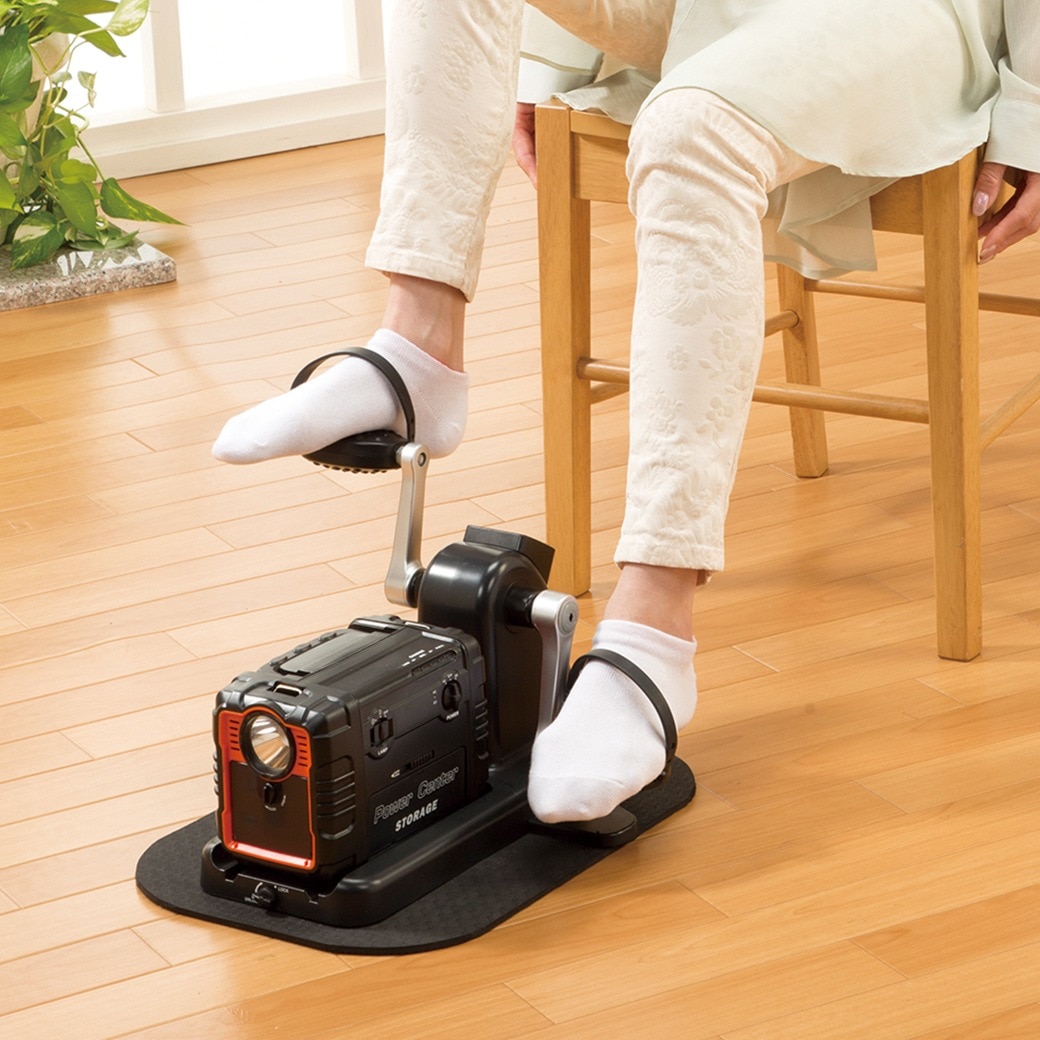 まわしてチャージ充電丸 PRO 足漕ぎ発電