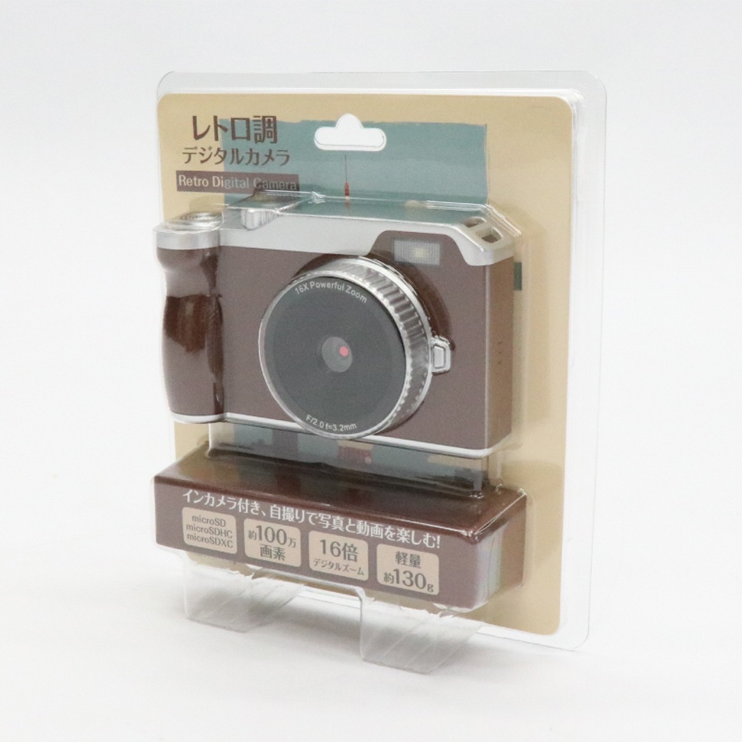 レトロ調デジタルカメラ
