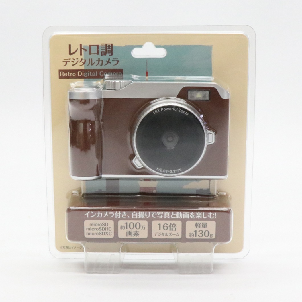 レトロ調デジタルカメラ