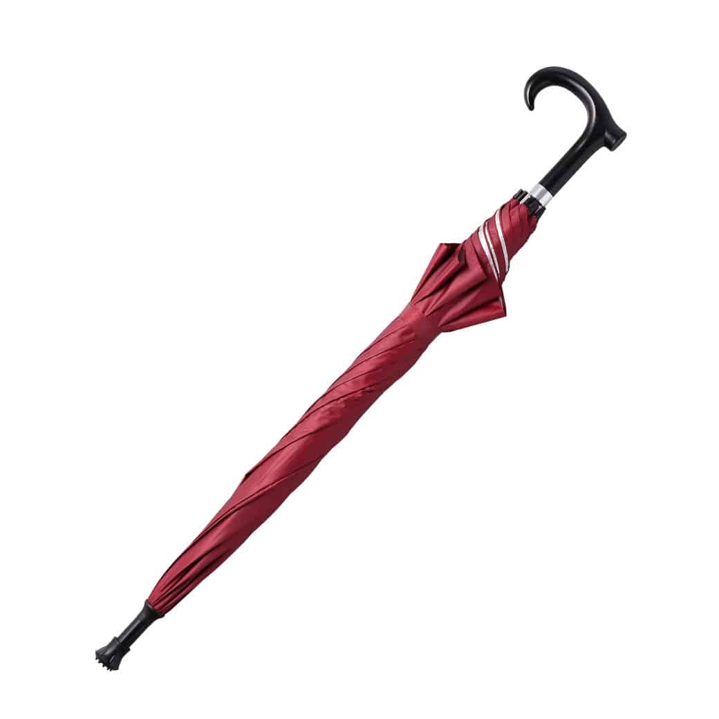 晴雨兼用ステッキ傘 黒
