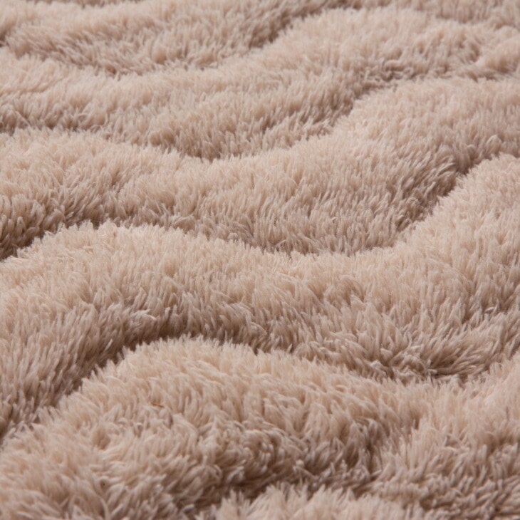 吸湿発熱ボリューム 敷パッド 2色組 あったか