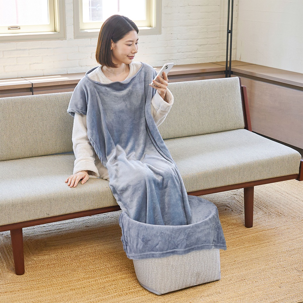 KSHT-004A 巻くコタツくるみプラス 着る毛布付き
