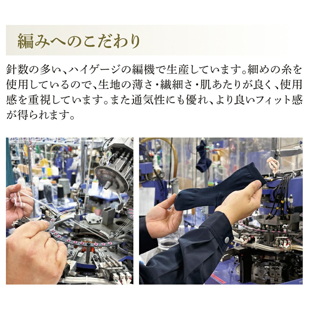 Lafoot(R)スムースウォーク 靴下 3色組 メンズ:ブラック・ネイビー・グレー