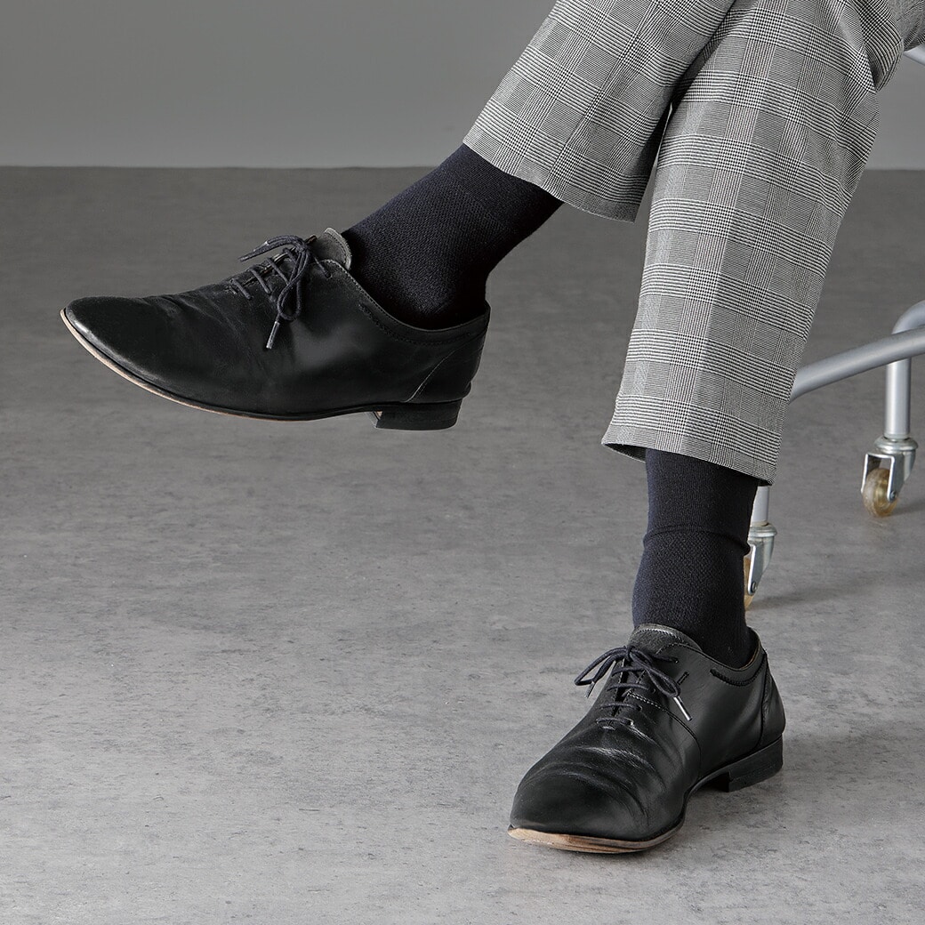 Lafoot(R)スムースウォーク 靴下 3色組 メンズ:ブラック・ネイビー・グレー