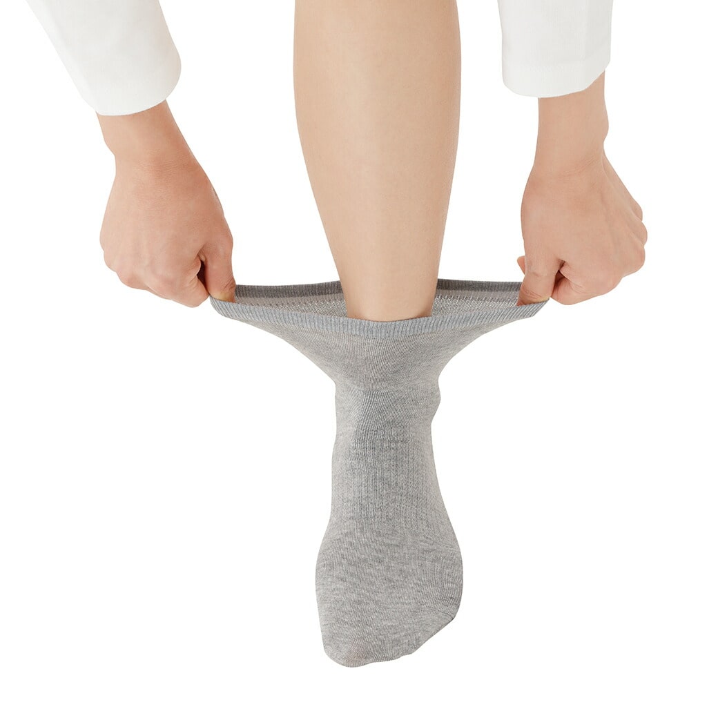 Lafoot(R)スムースウォーク 靴下 3色組 メンズ:ブラック・ネイビー・グレー