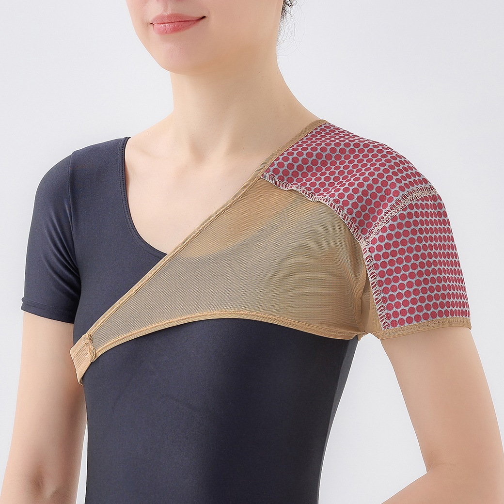 藤本式遠赤外線肩サポーター左右兼用 ワンタッチ式 肩保温サポーター 肩あたためサポーター 保温サポーター 肩サポーター