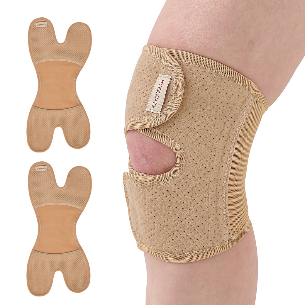 藤本式遠赤外線ひざサポーター 2枚組(同サイズ) 膝サポーター 温める 膝 保温サポーター