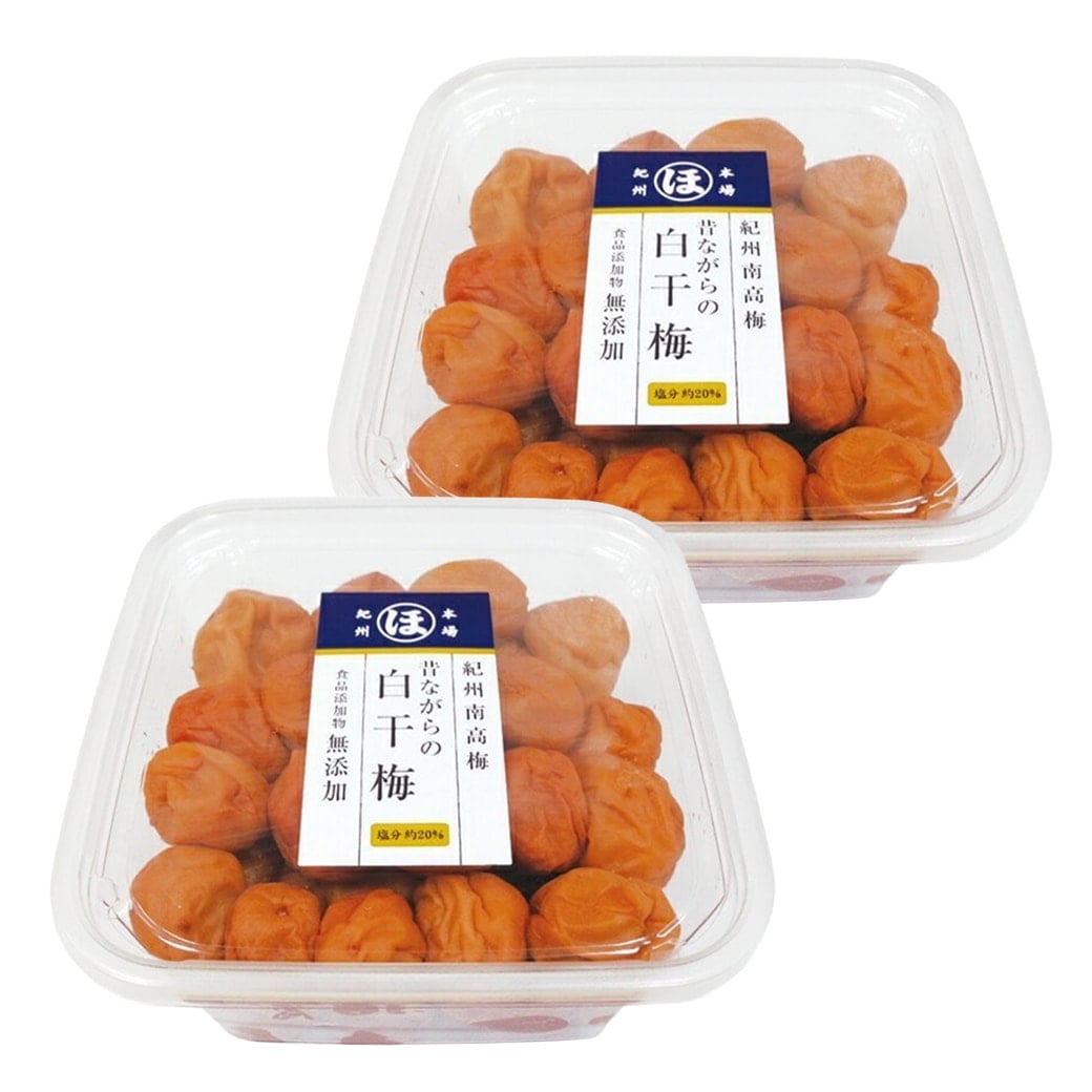 紀州南高梅お徳用無添加白干梅 梅干し 800g(400g×2パック)  塩のみ 塩だけ 昔ながら 紀州産 国産 完熟 すっぱい 焼酎割り おにぎり