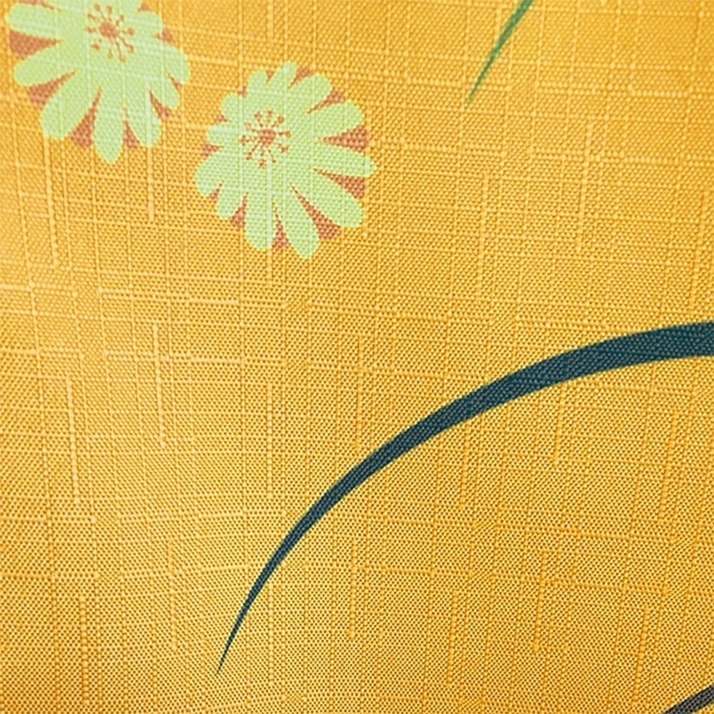 「風水」ふくろうのれん 暖簾 フクロウ 縁起物 室内 インテリア 間仕切り 目隠し おしゃれ かわいい 梟 ロング丈 ゴールド