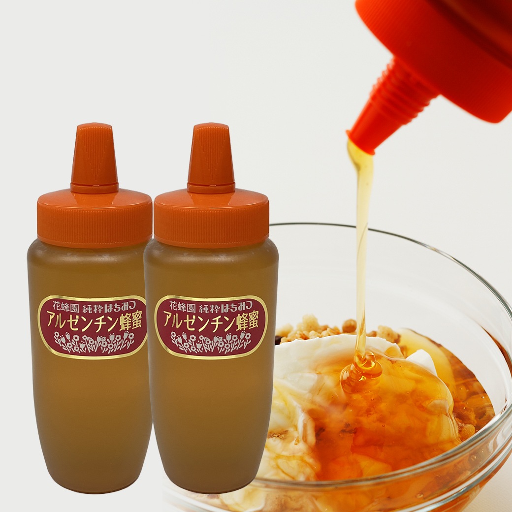 百花はちみつ（アルゼンチン産）500g×2本 たっぷり1リットル