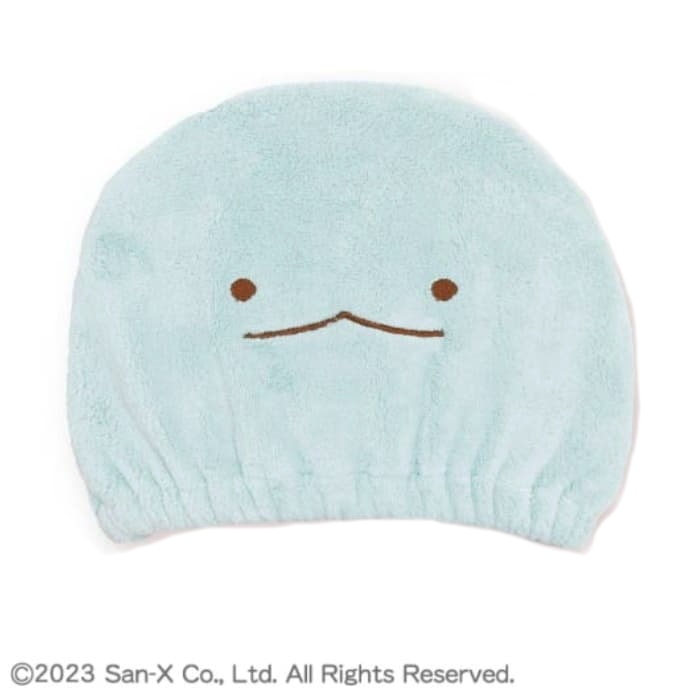 タオルキャップ ヘアーキャップ すみっコぐらし とかげ サンタン マイクロファイバー 吸水タオル 水泳小物 スイミング プール タオル SNT-SG-0698