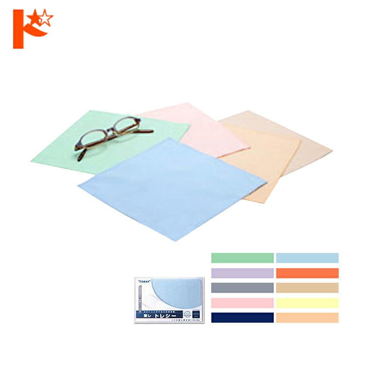 メガネ拭き 東レ「トレシー」無地カラー 24cm 1枚