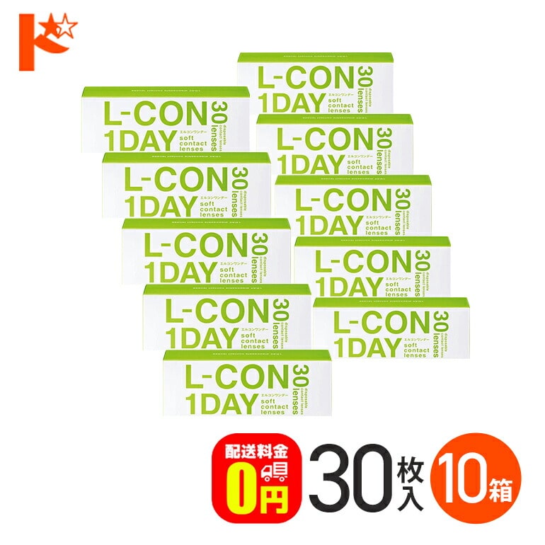 【送料無料】エルコンワンデー 30枚入 10箱セット 1day