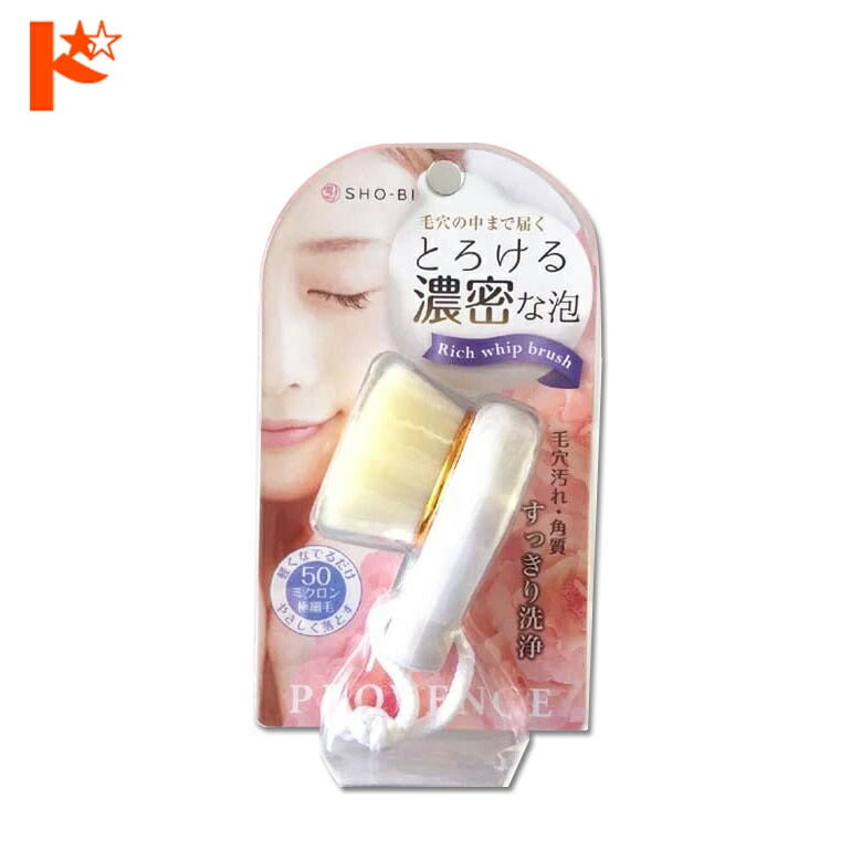 リッチホイップブラシ SPV71073 / 粧美堂株式会社 洗顔ブラシ 毛穴洗浄 角質 超極細毛 濃密洗顔 抗菌プラス スキンケア フェイスケア 美容