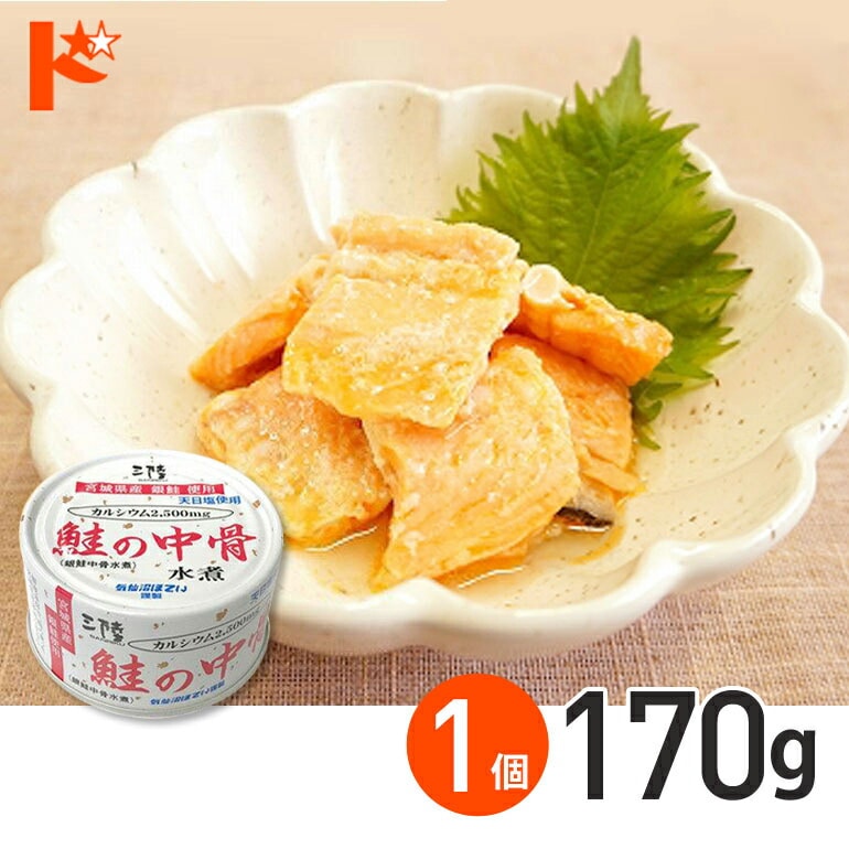 在庫限り★軽減8★ 銀鮭の中骨水煮 缶詰 170g 1個 / 気仙沼ほてい株式会社 缶詰 保存食 非常食 備蓄 缶詰 かんづめ 長期保存 海鮮 シーフード 魚介類 国産 さけ