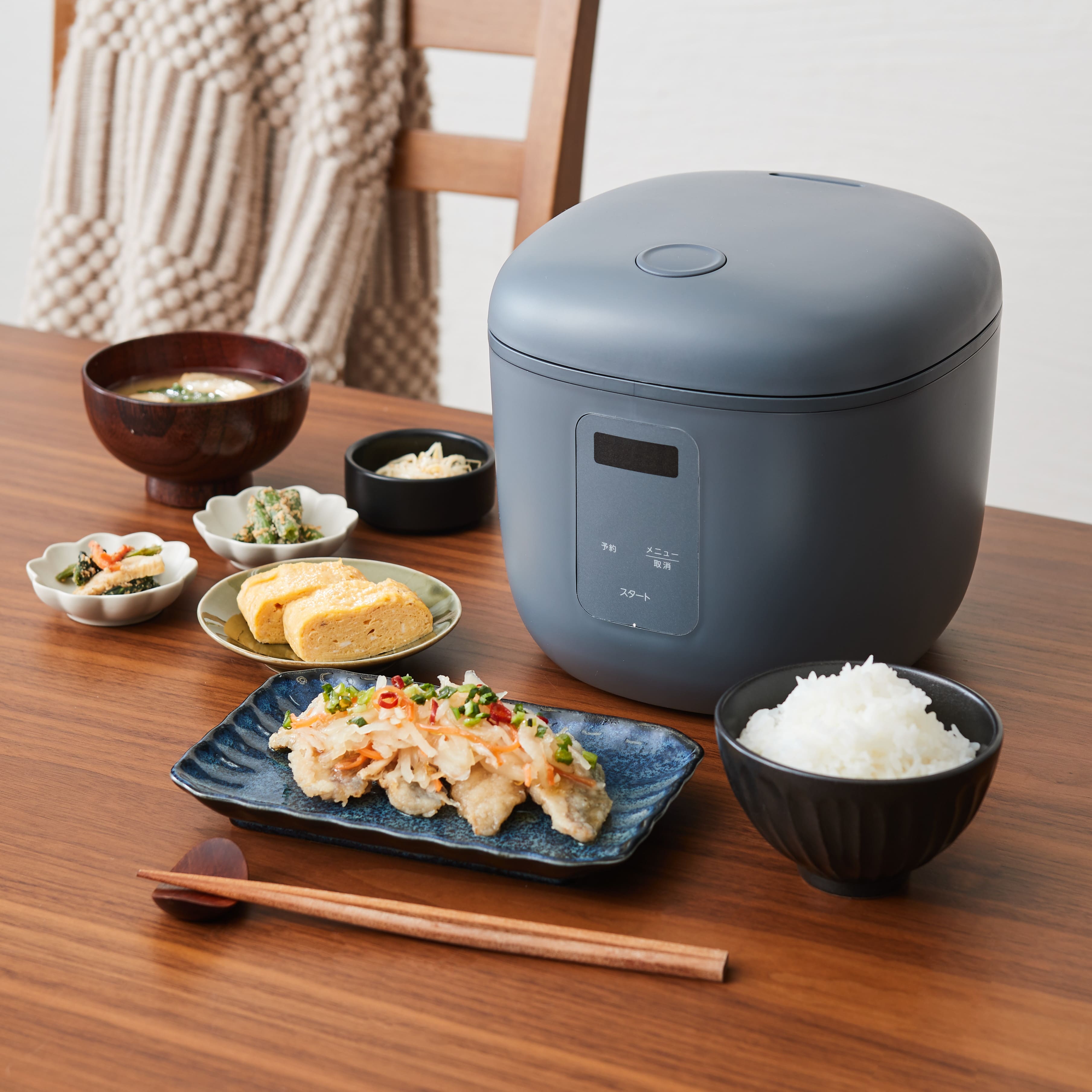 simplus シンプラス マイコン式 4合炊き炊飯器 SP-RCMC4 炊飯器 温度センサー付き 保温機能 ヨーグルト ケーキ アッシュ アッシュ