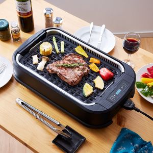 simplus シンプラス 吸煙グリル SP-GL02 ホットプレート 1350W 煙が出ない 焼肉 プレート 煙の少ない スモークレス 焼き肉機 調理温度調節 卓上 新生活 キッチン家電