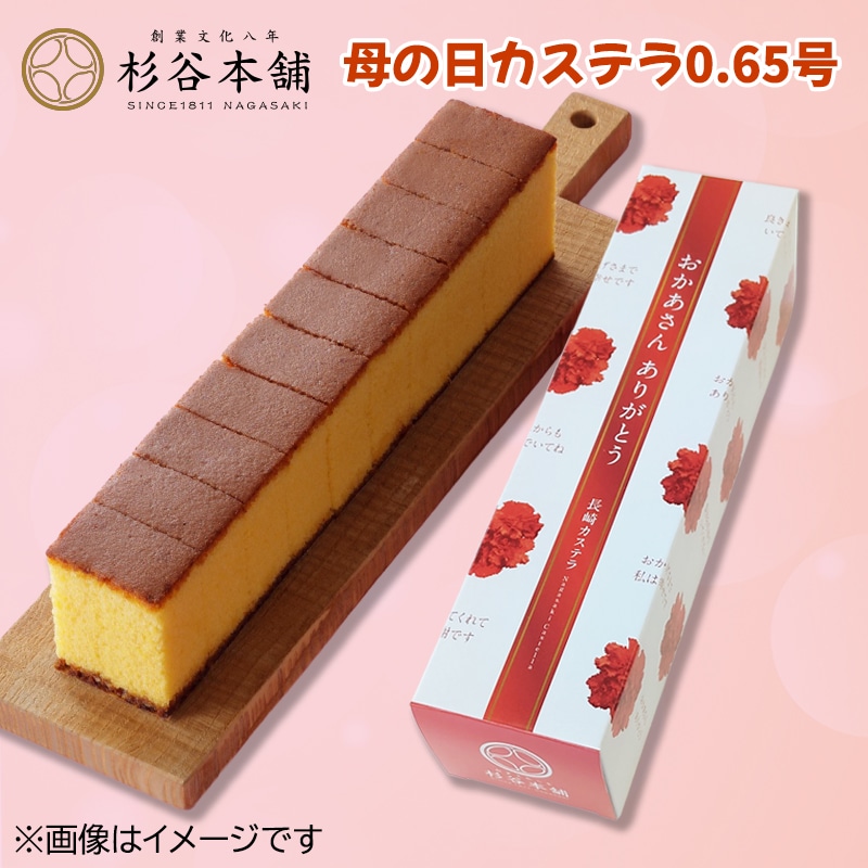 杉谷本舗 母の日カステラ0．65号 送料込み