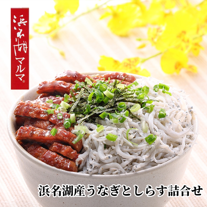 浜名湖産うなぎ蒲焼と遠州灘産しらす詰合せ