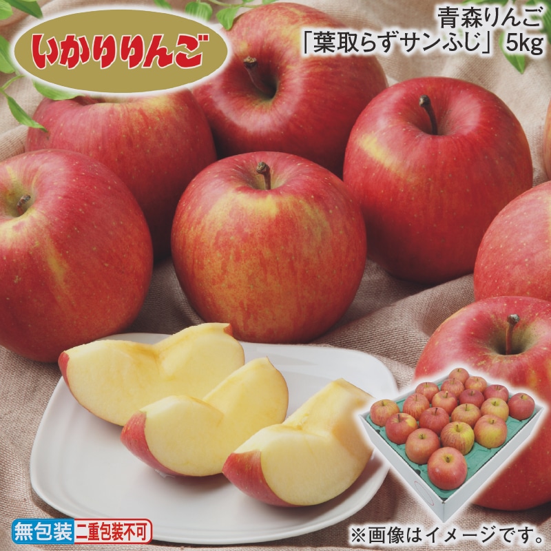 早割期間中 通常価格6,200円⇒5,980円 お歳暮 青森りんご「葉取らずサンふじ」5kg 冬ギフト 送料込み