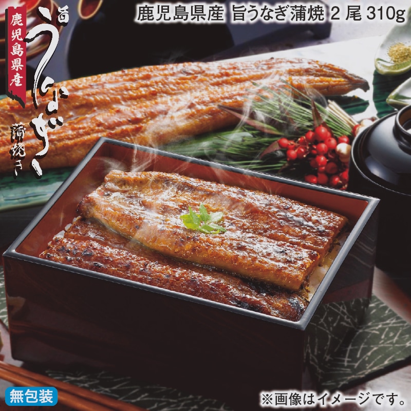 お歳暮 鹿児島県産 旨うなぎ蒲焼 2尾310ｇ 冬ギフト 送料込み