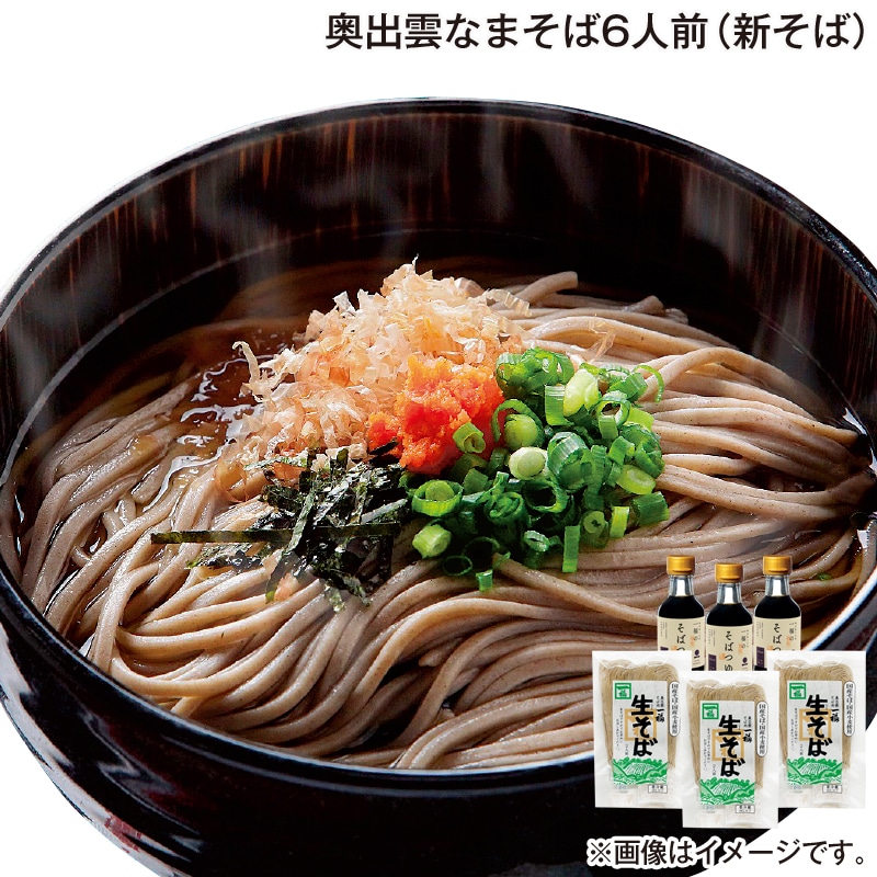 お歳暮 奥出雲なまそば6人前（新そば） 送料込み