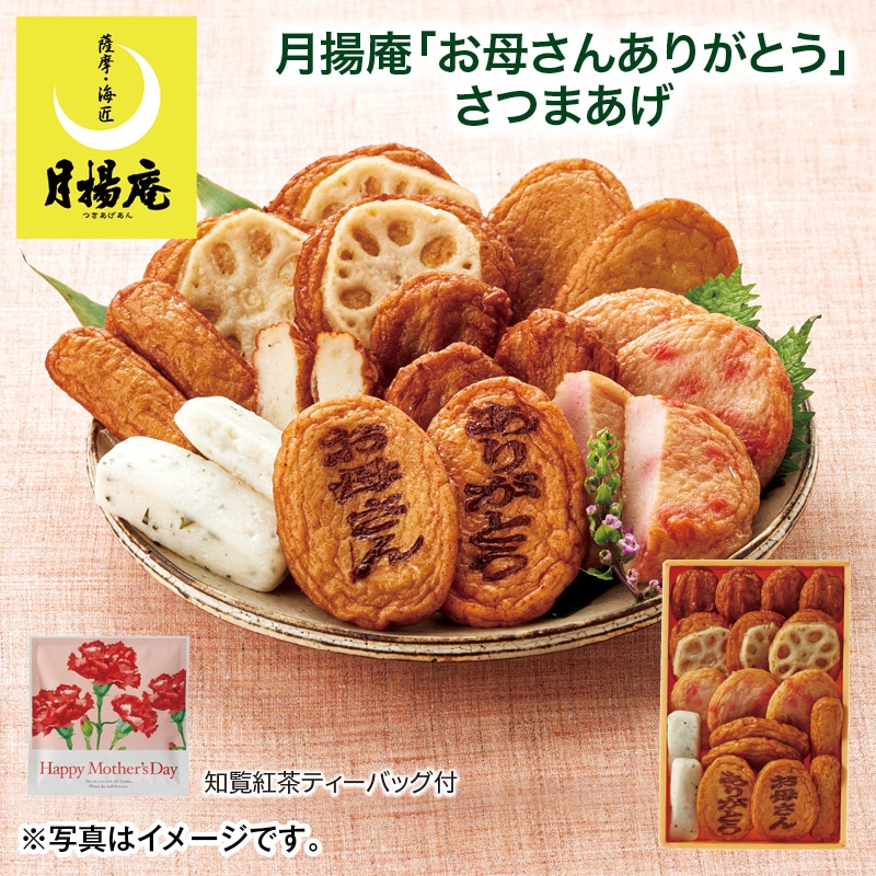母の日 早割期間中！4／6（月）まで！【通常価格2,980円⇒2,740円】 ＜月揚庵＞「お母さんありがとう」さつまあげ 送料込み