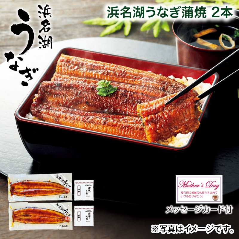 母の日  浜名湖うなぎ蒲焼 2本 送料込み