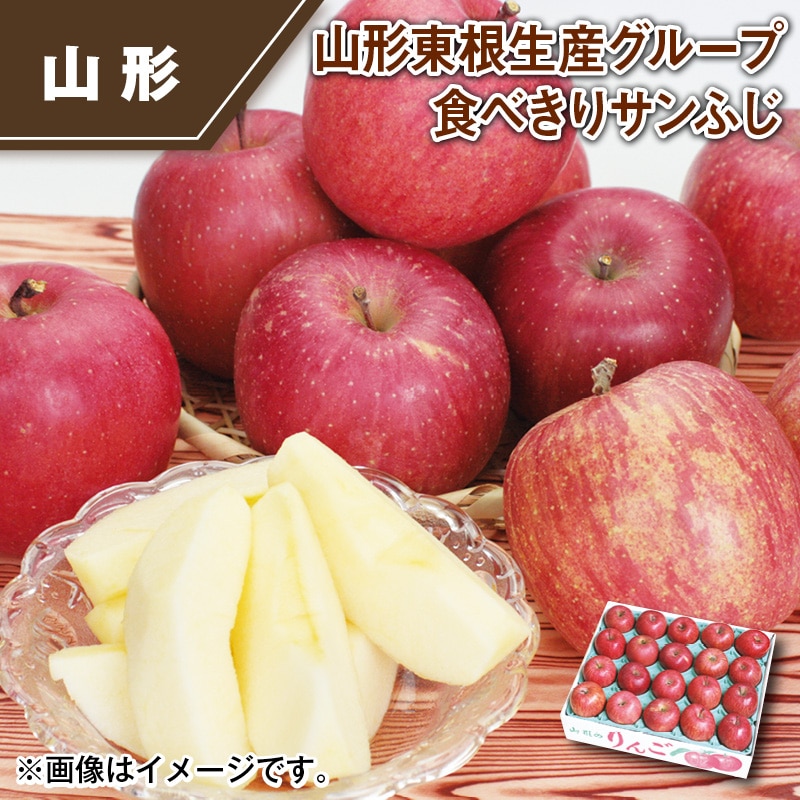 山形東根生産グループ 食べきりサンふじ 送料込み