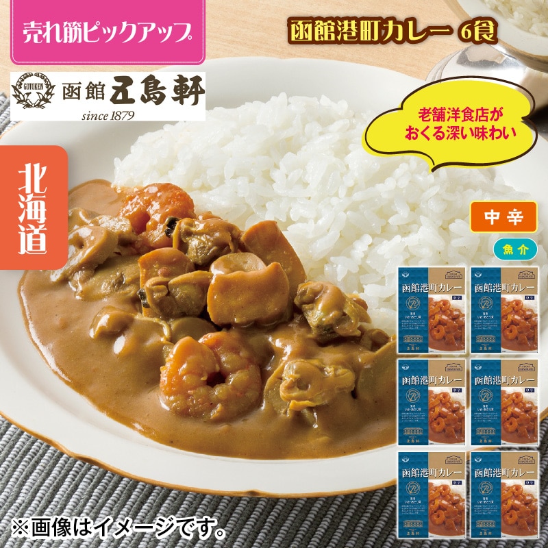 函館港町カレー 6食 送料込み