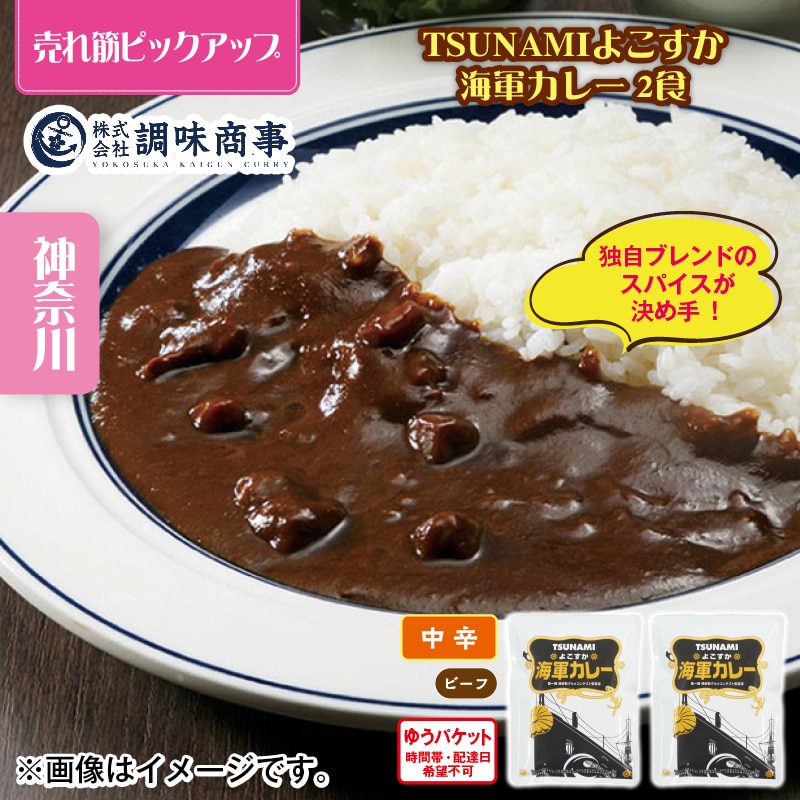 ＴＳＵＮＡＭＩ よこすか海軍カレー 2食 送料込み