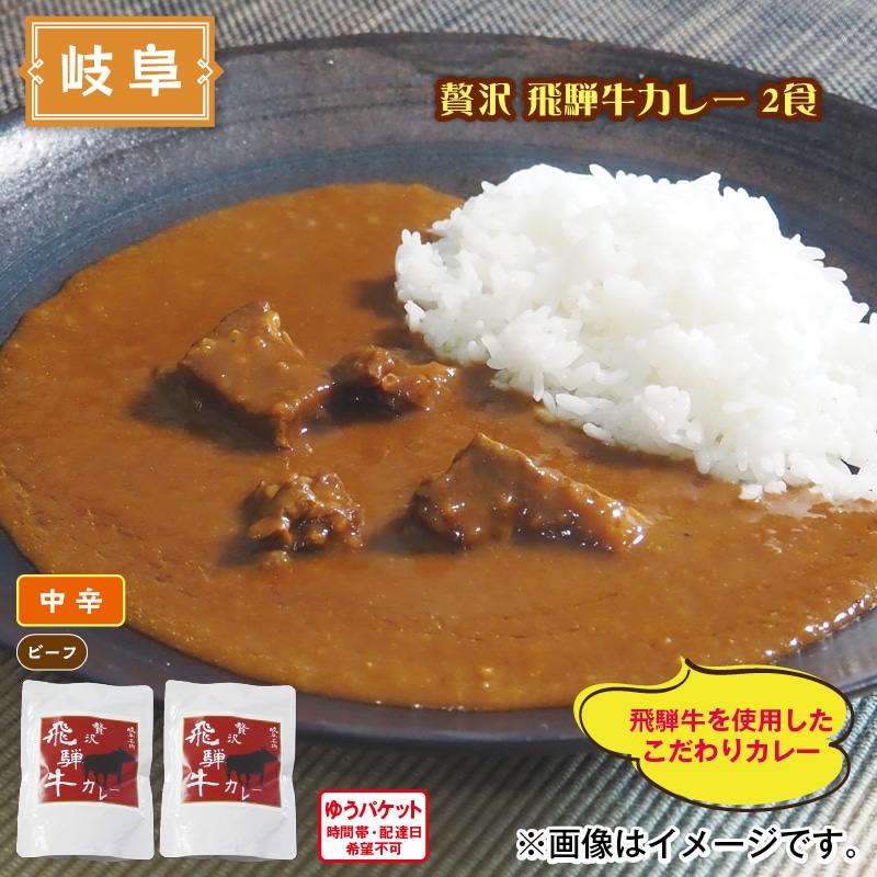贅沢 飛騨牛カレー 2食 送料込み