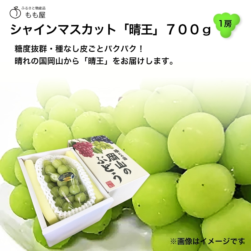 シャインマスカット「晴王」 700g 送料込み