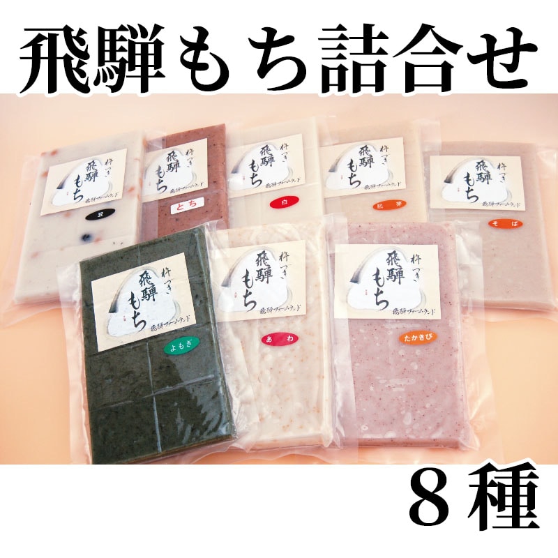 飛騨もち詰合せ 8種 送料込み