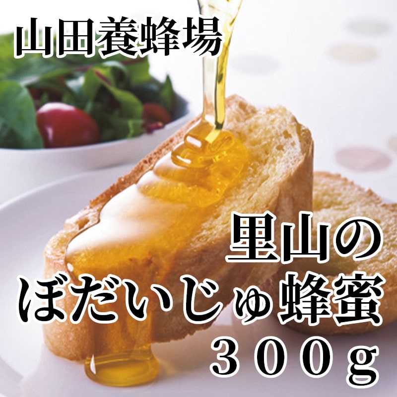 山田養蜂場 里山のぼだいじゅ蜂蜜 300g 送料込み