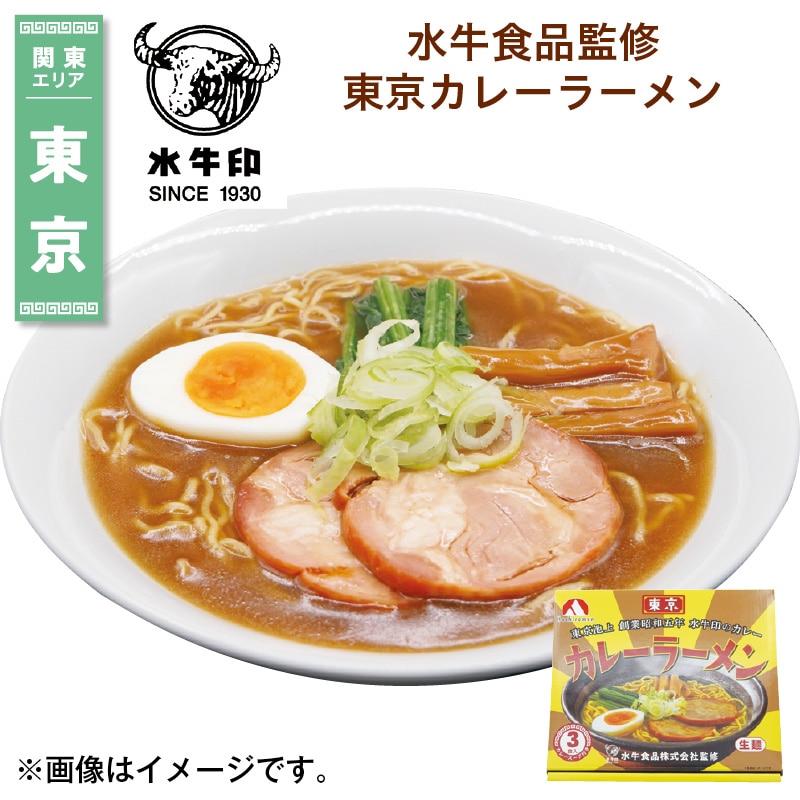 水牛食品監修 東京カレーラーメン 送料込み