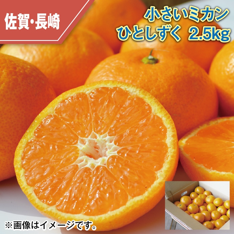 小さいミカン ひとしずく 2．5ｋｇ 送料込み