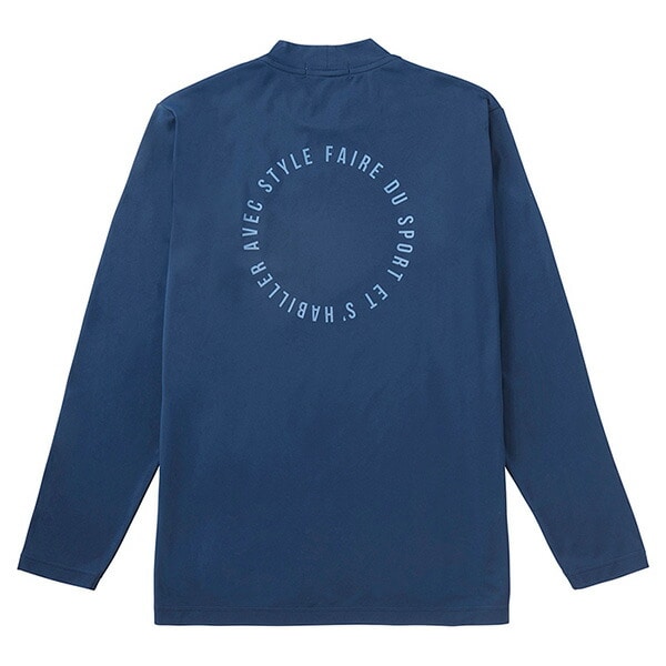 新品 3L ルコック　ゴルフ　ネイビー　長袖　モックネックシャツ 2枚セット 新品 3L ルコック ゴルフ ネイビー 長袖 モックネックシャツ 2枚セット