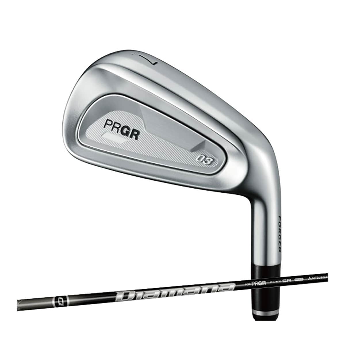 プロギア 03 アイアン 5本セット #7-#9、P、A Diamana M FOR PRGR オリジナルカーボンシャフト 2025年モデル PRGR ゼロ サン ゴルフクラブ メンズ 右利き M-43 (S) #7-#9、P、A
